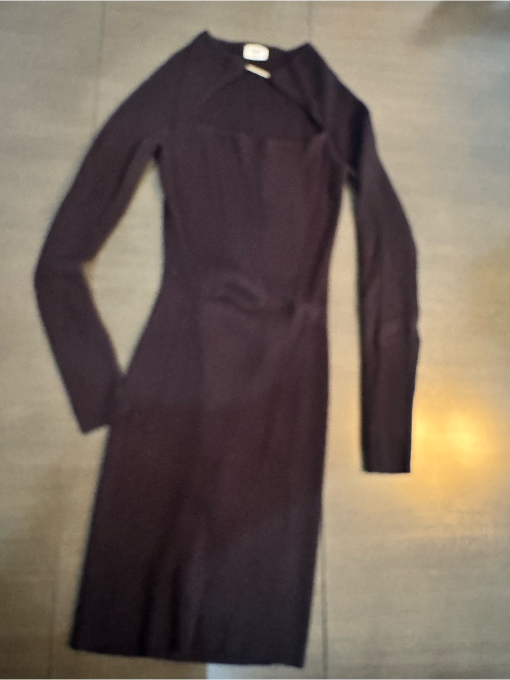 Abercrombie & Fitch Black Long-Sleeve Dress
